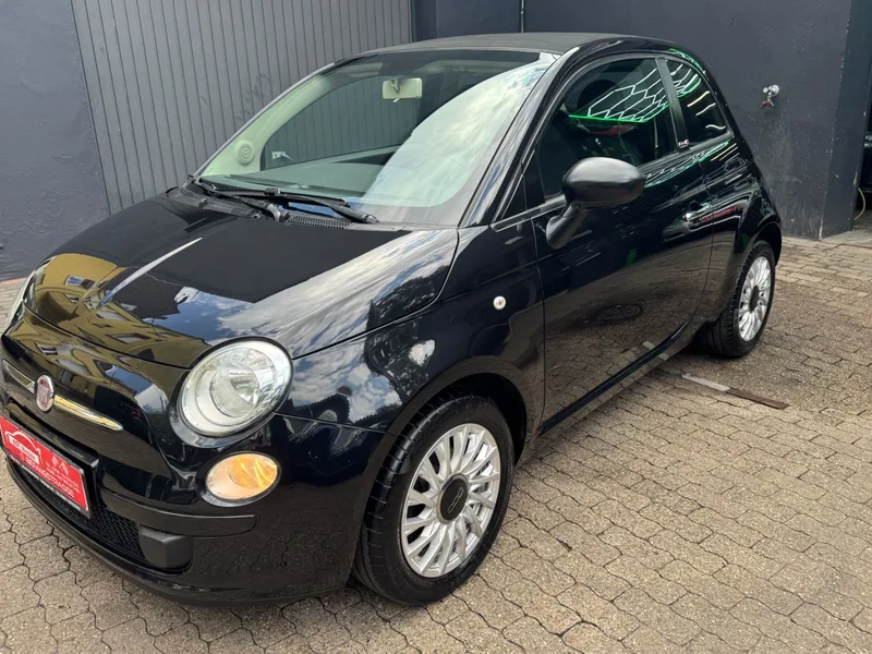 Fiat 500C, Schwarz, Baujahr 2010